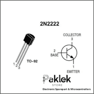 2N2222 NPN Transistor DIP TO-92 – Transistor General Purpose Switching Amplifier | Paklek Store - Gambar 3