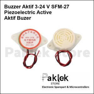 Piezoelectric Buzzer Aktif SFM-27 Type-I DC 3V–24V High Decibel – Paklek Store