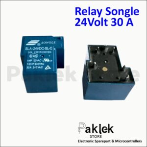 Relay Songle SLA-24VDC-SL-C 24V 30A 6 Pin – SPDT Power Relay PCB Mount | Paklek Store