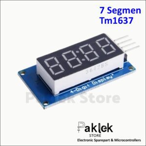 TM1637 4 Digit 7 Segment LED Display Modul Merah Arduino Microcontroller | Paklek Store - Gambar 3