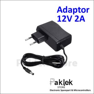 Adaptor 12V 2A DC Power Supply Colokan Biasa – Adaptor Kamera CCTV / LED / Router | Paklek Store - Gambar 2