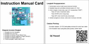 Modul Kontrol Laundry Koin PCB Only | Paklek Store - Gambar 4