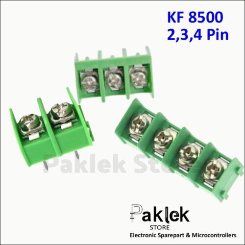 KF8500 Terminal Block 2/3/4/5/6 Pin Pitch 8.5mm Warna Hijau | Paklek Store