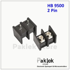 Terminal Block HB9500 2P / 3P / 4P / 5P / 6P Pitch 9.5mm Warna Hitam | Paklek Store - Gambar 3