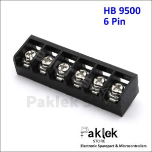 Terminal Block HB9500 2P / 3P / 4P / 5P / 6P Pitch 9.5mm Warna Hitam | Paklek Store - Gambar 9