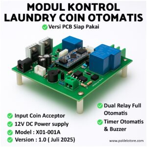 Modul Kontrol Laundry Koin PCB Only | Paklek Store