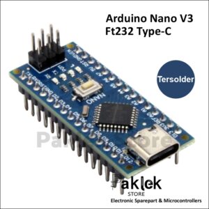 Arduino Nano V3.0 FT232RL Original USB Type-C | Board ATmega328P – Kompatibel IDE Arduino | Paklek Store - Gambar 2