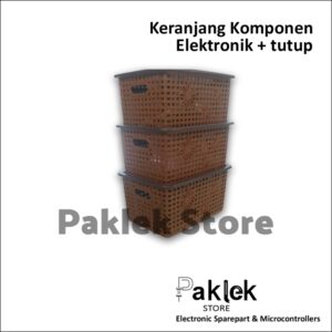 Keranjang Komponen Elektronik Mini + Tutup | Organizer PCB, Relay, IC | Paklek Store - Gambar 3