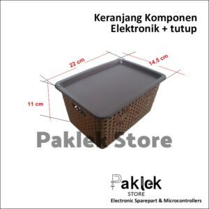 Keranjang Komponen Elektronik Mini + Tutup | Organizer PCB, Relay, IC | Paklek Store - Gambar 2