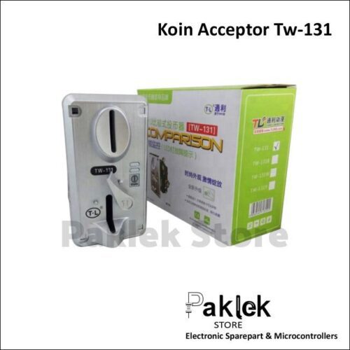 Koin Acceptor Elektronik TW-131 Sensor Koin Akurat untuk Laundry & Arcade | Paklek Store