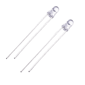 LED 3mm Superbright Transparan Merah Hijau Kuning Putih Biru – Ultra Bright DIP | Paklek Store - Gambar 3
