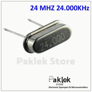 Kristal Oscillator 24MHz (24000kHz) DIP untuk Arduino & Rangkaian Elektronik | Paklek Store