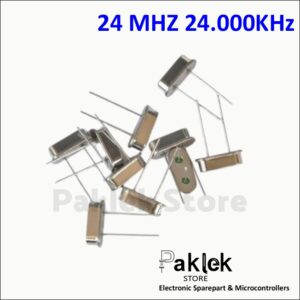 Kristal Oscillator 24MHz (24000kHz) DIP untuk Arduino & Rangkaian Elektronik | Paklek Store - Gambar 2